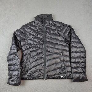 Under Armour Jacket Womens Small Black ColdGear Infrared PrimaLoft Puffer